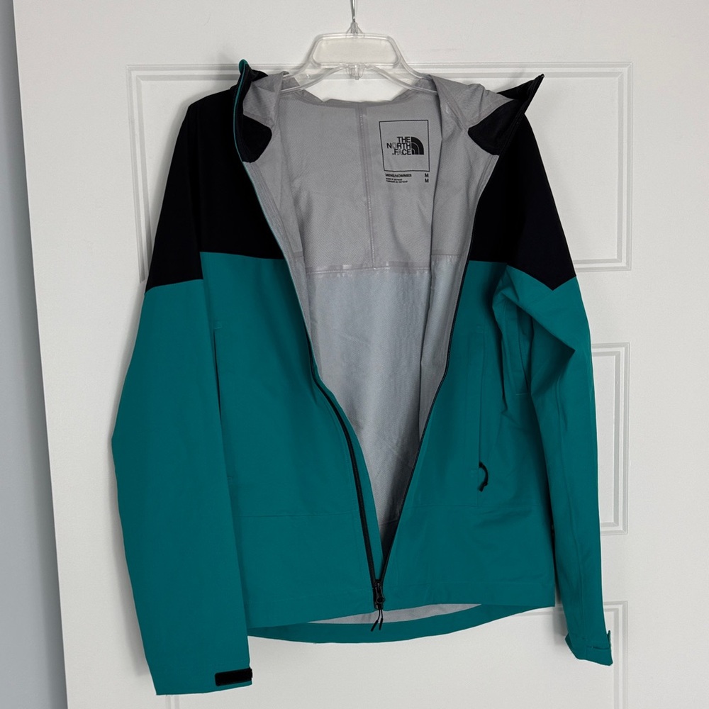 The North Face Men's Turquoise and Black Performance Jacket - Picture 5 of 5